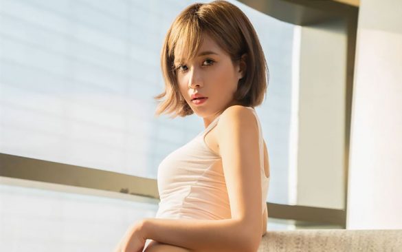 cute thai bride in shirt