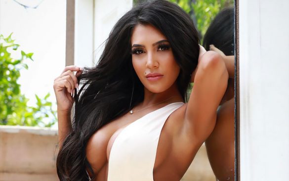 cute peruvian girl for marriage in white dress