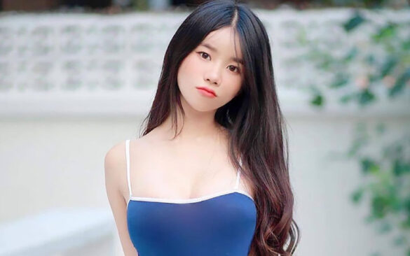 asian mail order bride in swimsuit